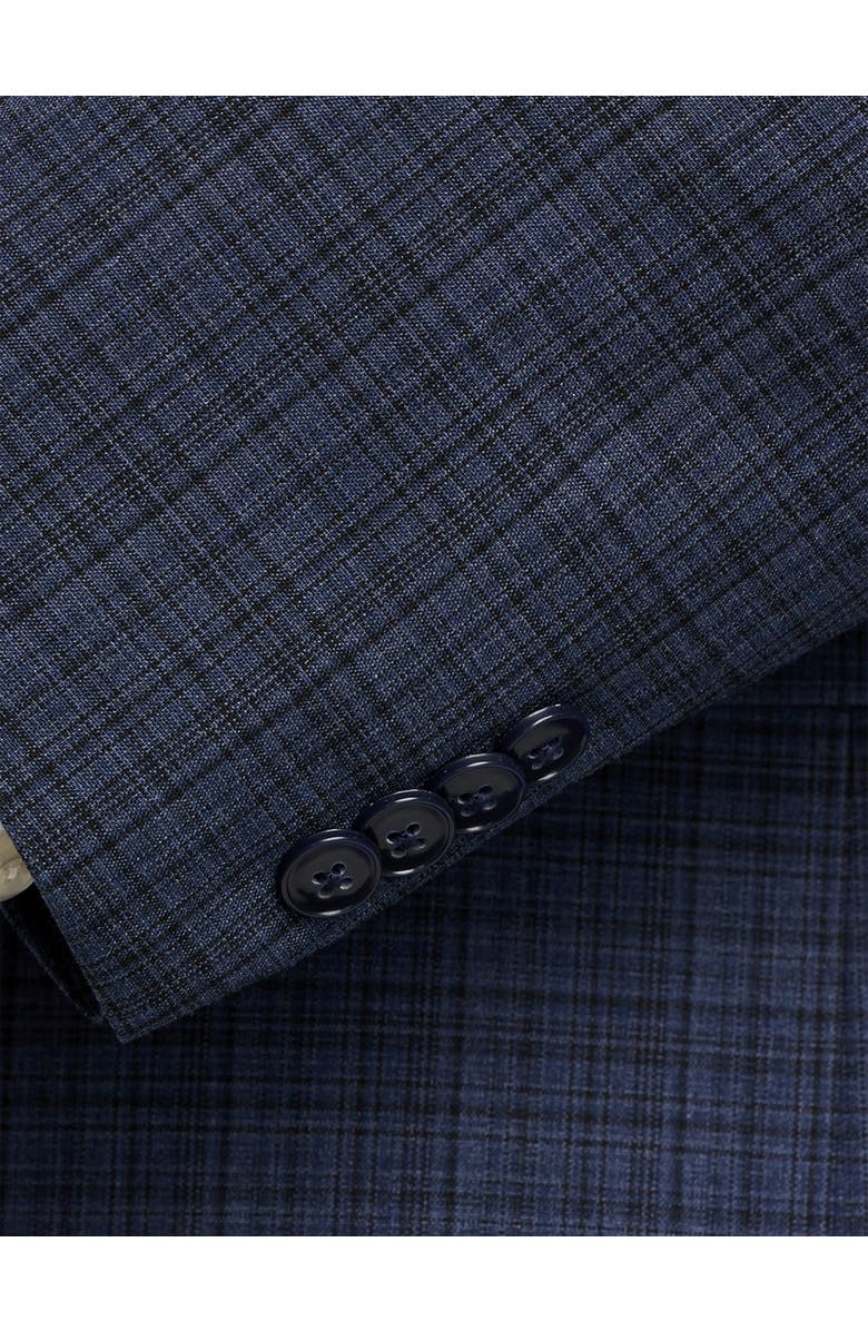 Michael Kors Big & Tall Check Patterned Suit Jacket, Alternate, color, 