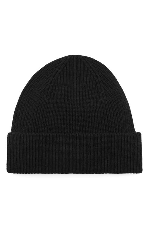 Mango Rib Beanie In Black