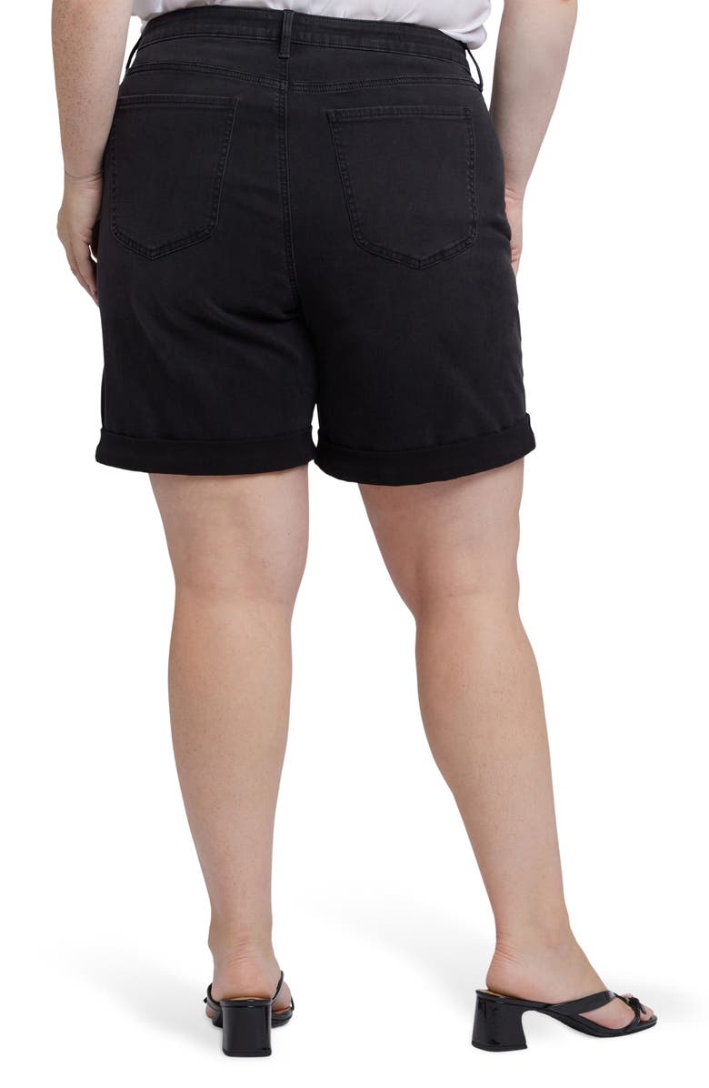 NYDJ Diana Relaxed Fit Cuffed Denim Shorts, Alternate, color, Cadiz Royal