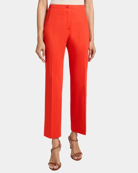 Women's Red Straight-Leg Pants | Nordstrom