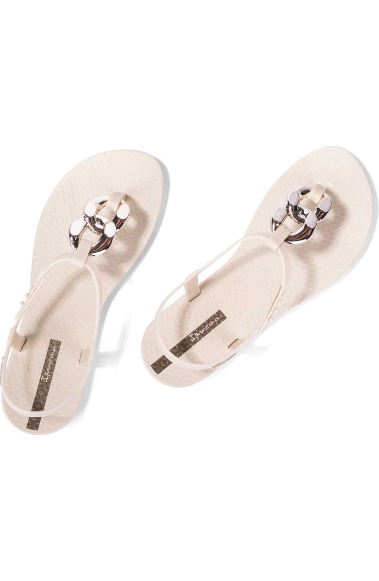 Ipanema Class Connect II Ring Sandal, Alternate, color, Beige/ White Gold