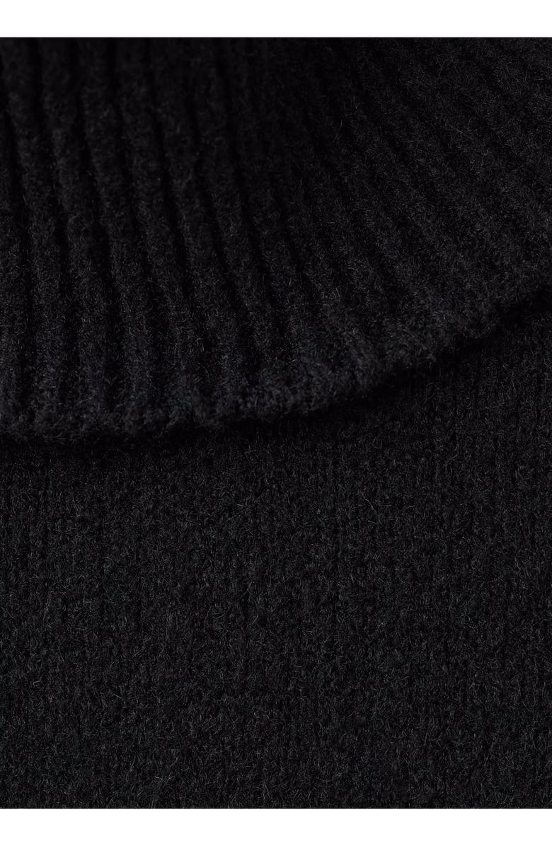 MANGO Turtleneck Long Sleeve Dress, Alternate, color, 