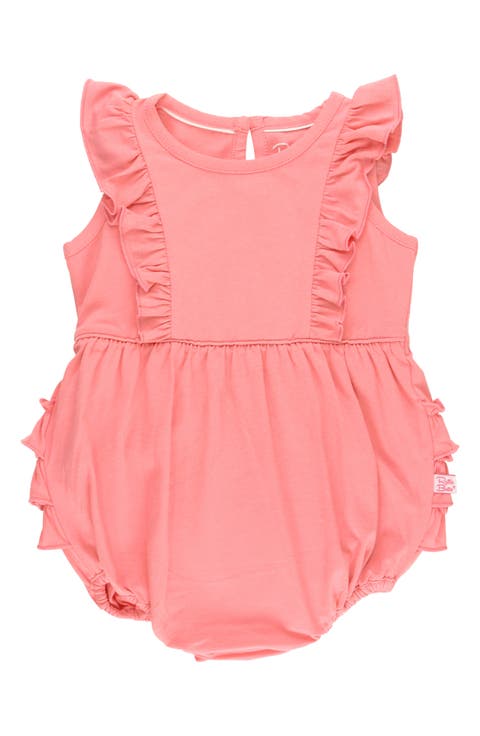 Ruffle Cotton Bubble Romper