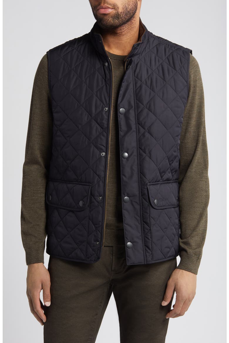 New Lowerdale Quilted Vest, Main, color, NAVY