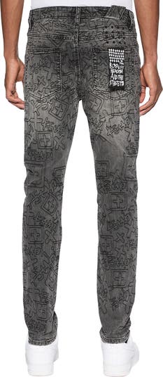 Chitch Stencil Stitch Skinny Jeans