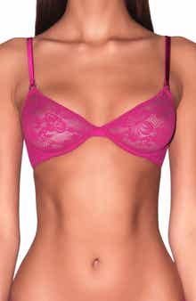 Fleur Du Mal Fuller Cup Le Stretch Lace Demi Bra