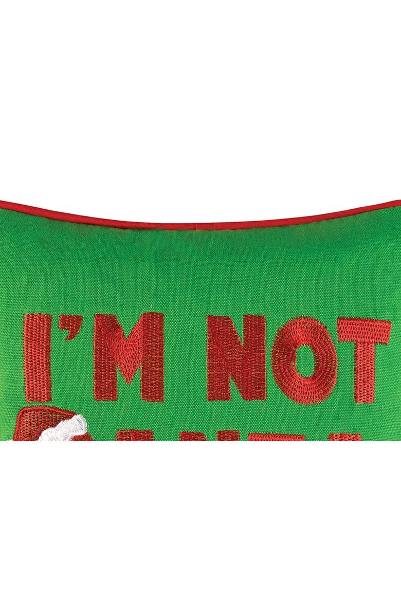 C&F Home I'm Not Santa Embroidered Small/Petite Accent Pillow, Alternate, color, 