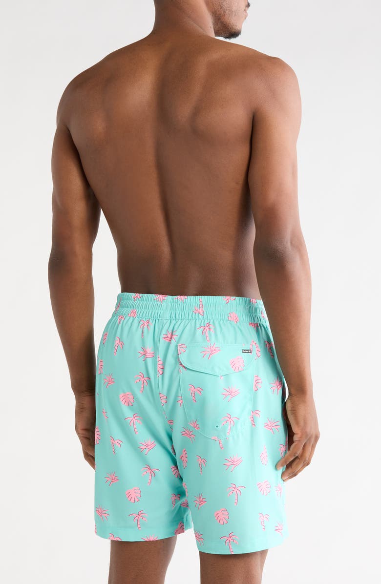Hurley Monstera Volley Swim Shorts, Alternate, color, Illusion Green