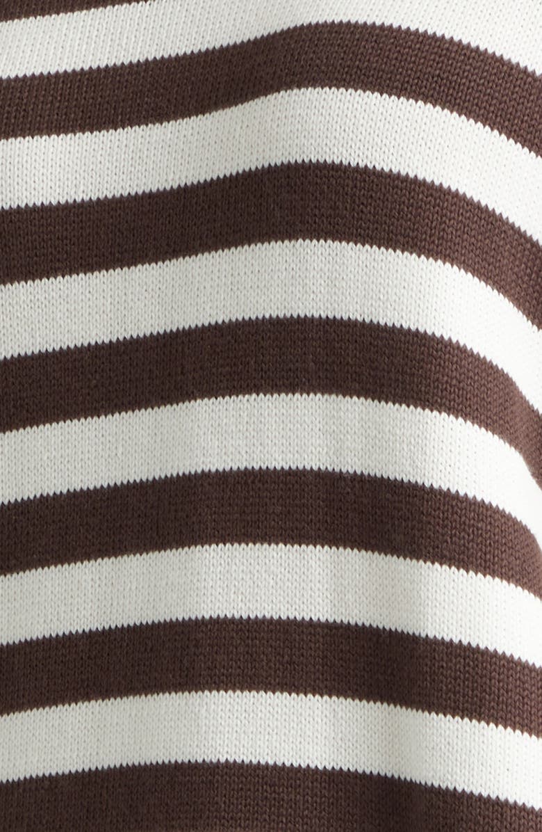 POSSE Lara Stripe Cotton Sweater, Alternate, color, Stripe