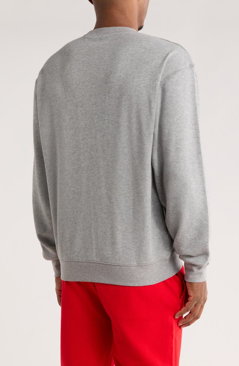 BOSS Albert Lounge Sweatshirt, Alternate, color, Grey