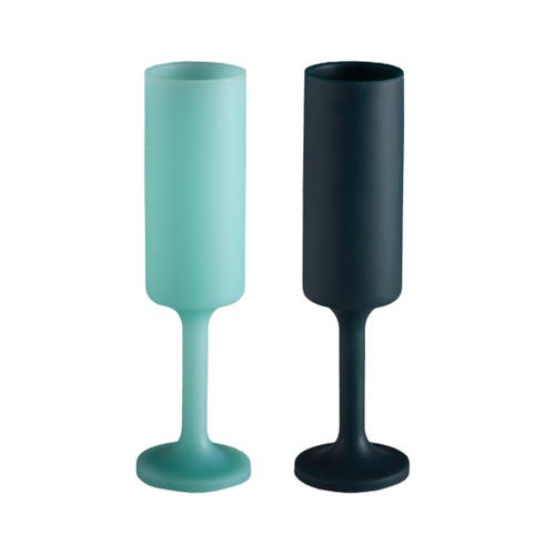 Porter Green Seff | Unbreakable Champagne Flutes In Blue