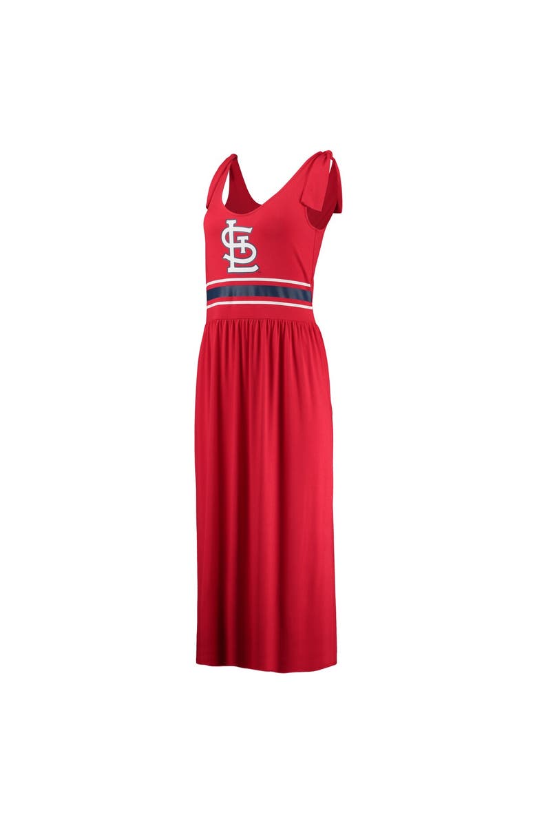 G-III 4HER BY CARL BANKS Women's G-III 4Her by Carl Banks Red St. Louis Cardinals Game Over Maxi Dress, Alternate, color, Red