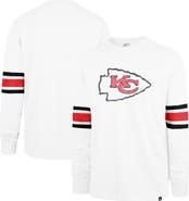 '47 Men's '47 White Kansas City Chiefs Gridiron Premier Brex Long Sleeve T-Shirt