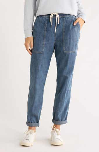 Cotton Chambray Denim Pants