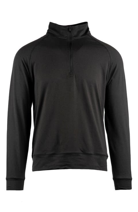 Jersey Quarter Zip Sweatshirt