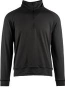 BURNSIDE Jersey Quarter Zip Sweatshirt