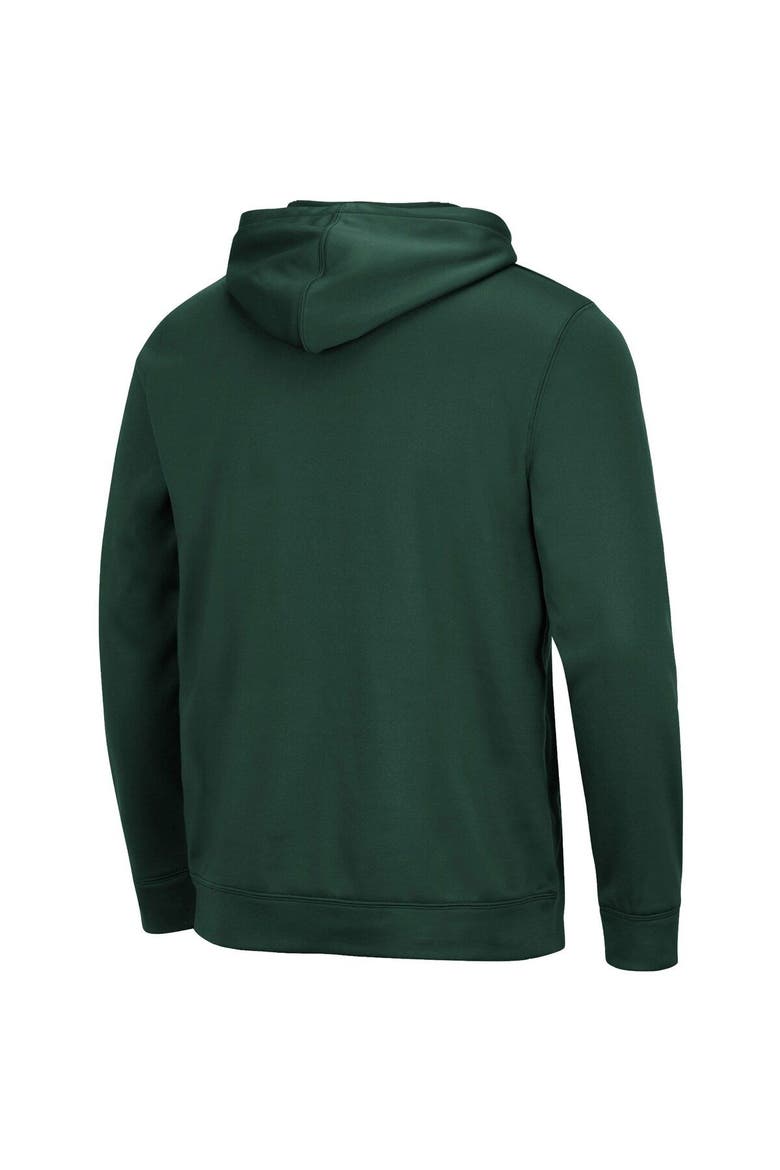 Men's Colosseum Green Ohio Bobcats Lantern Pullover Hoodie, Alternate, color, Green