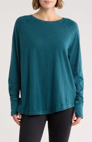 Z by Zella Vintage Wash Relaxed Long Sleeve 2.0 Tee