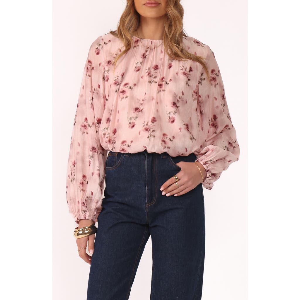 Petal And Pup Petal & Pup Dallas Print Top In Pink