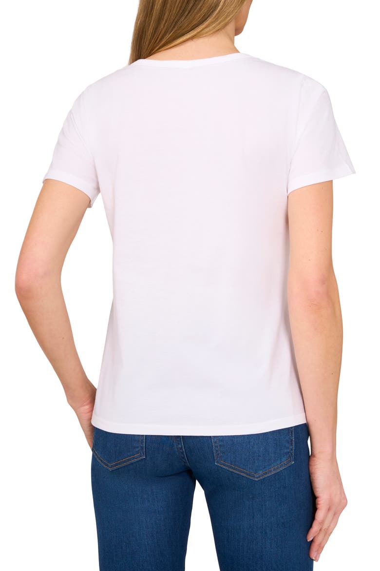 Flower Crewneck Cotton Graphic T-Shirt, Alternate, color, ULTRA WHITE
