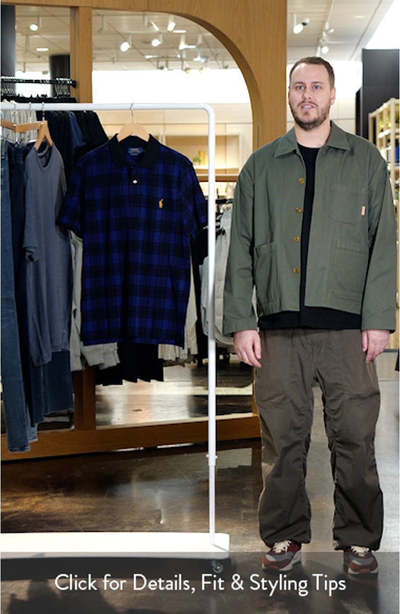 Plaid Cotton Piqué Polo, sales video thumbnail
