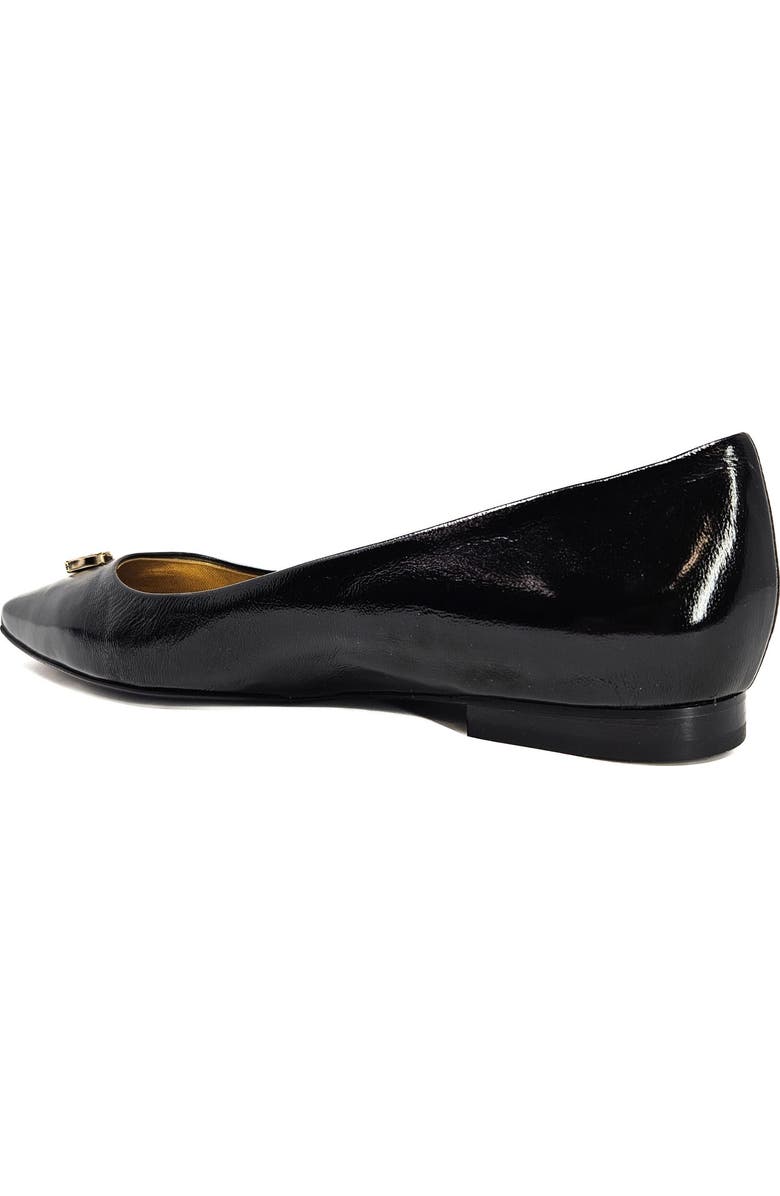 Madison Maison Maira Pointy Ballet With Jewel, Alternate, color, Black