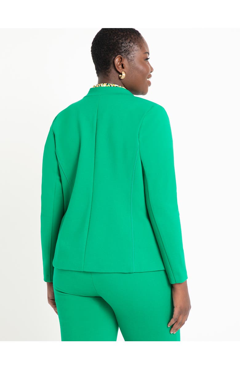 ELOQUII The Ultimate Stretch One Button Blazer, Alternate, color, Vivid Emerald