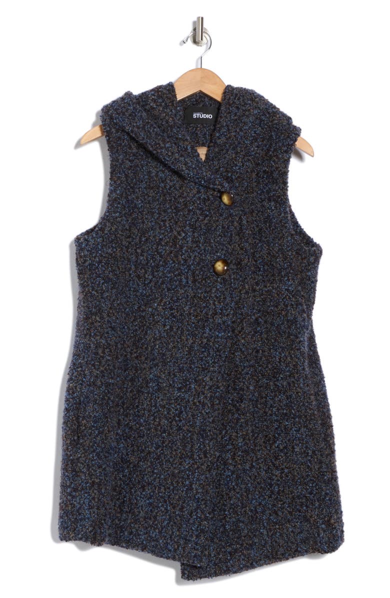 Fleurette Bouclé Vest, Alternate, color, 