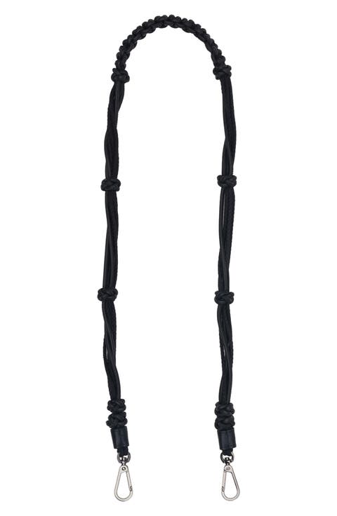 Long Knotted Leather Strap