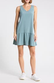 Z by Zella Solstice Sleeveless Tiered Minidress