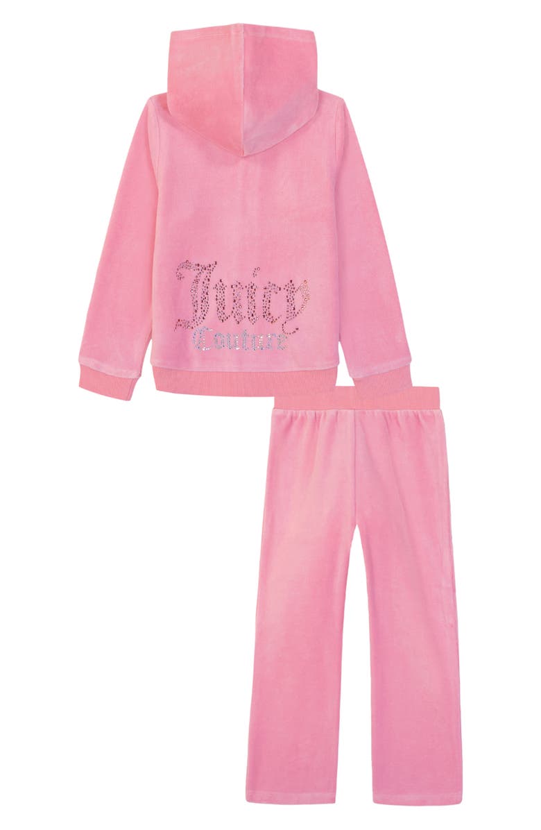 Juicy Couture Kids' Velour Pants Set, Alternate, color, Orchid