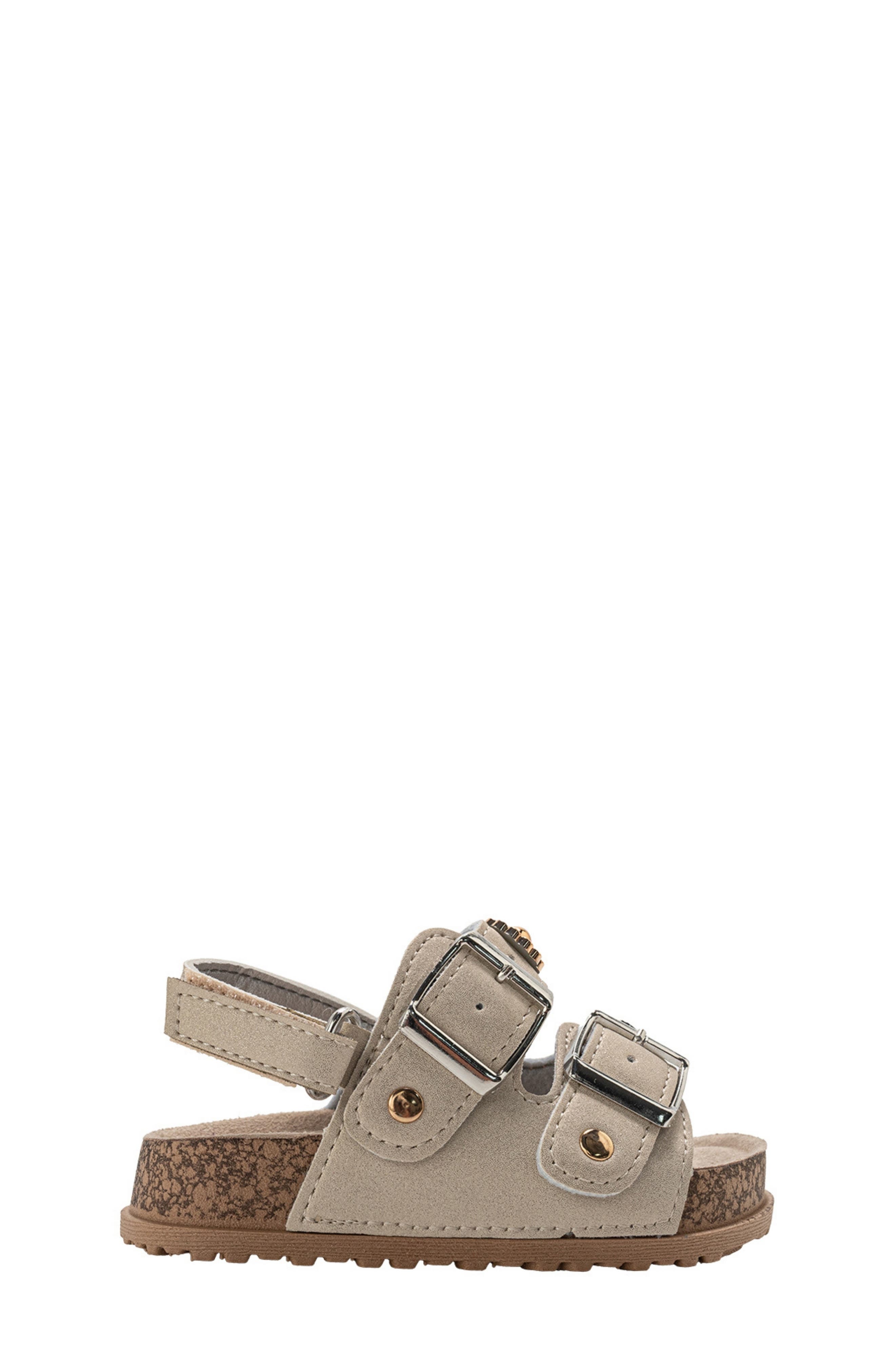 bebe Poppy Footbed Sandal, Alternate, color, Tan