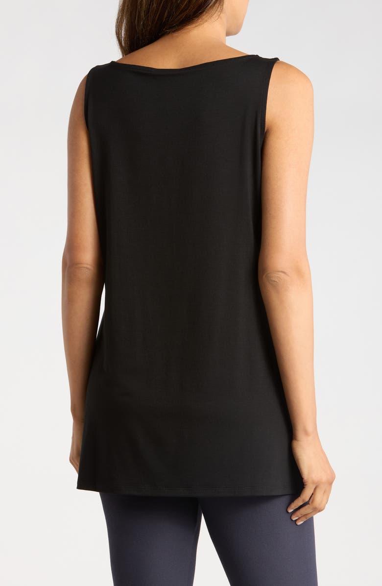 Eileen Fisher Bateau Neck High-Low Tank, Alternate, color,