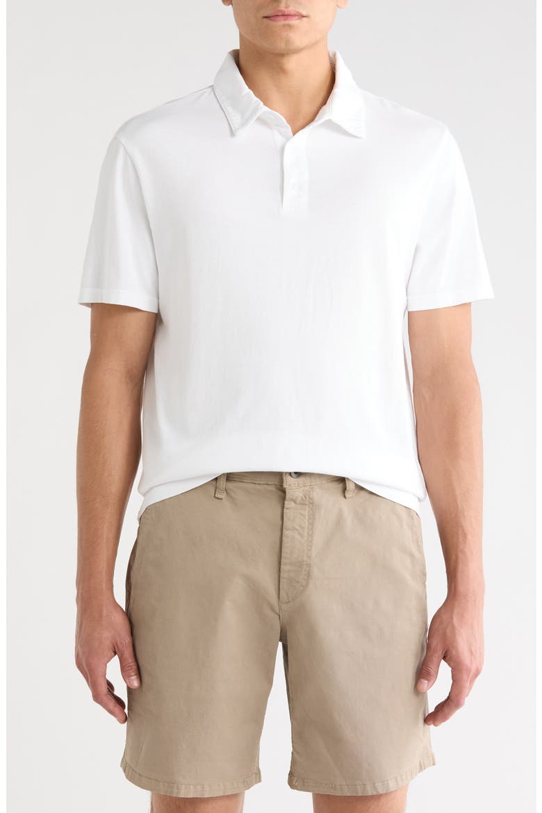 Garment Dyed Cotton Polo, Main, color, OPTIC WHITE