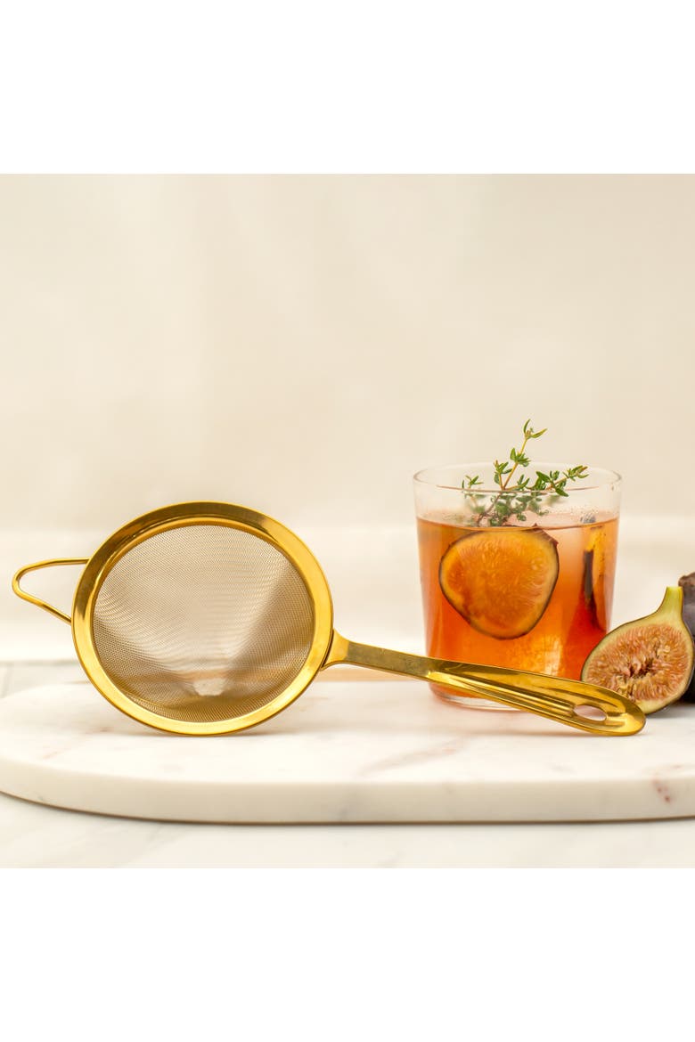 Gold Fine Mesh Strainer, Alternate, color, Gold