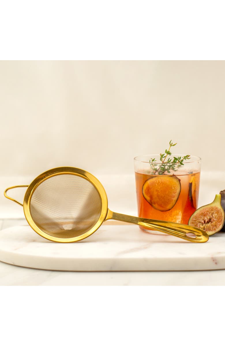 A Bar Above Gold Fine Mesh Strainer, Alternate, color, Gold