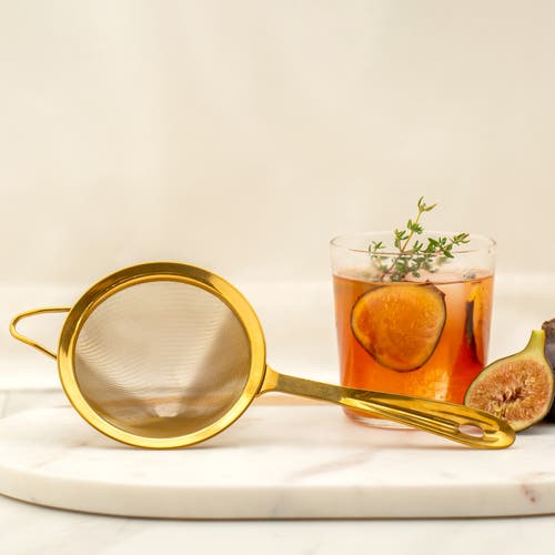 A Bar Above Gold Fine Mesh Strainer In Gold