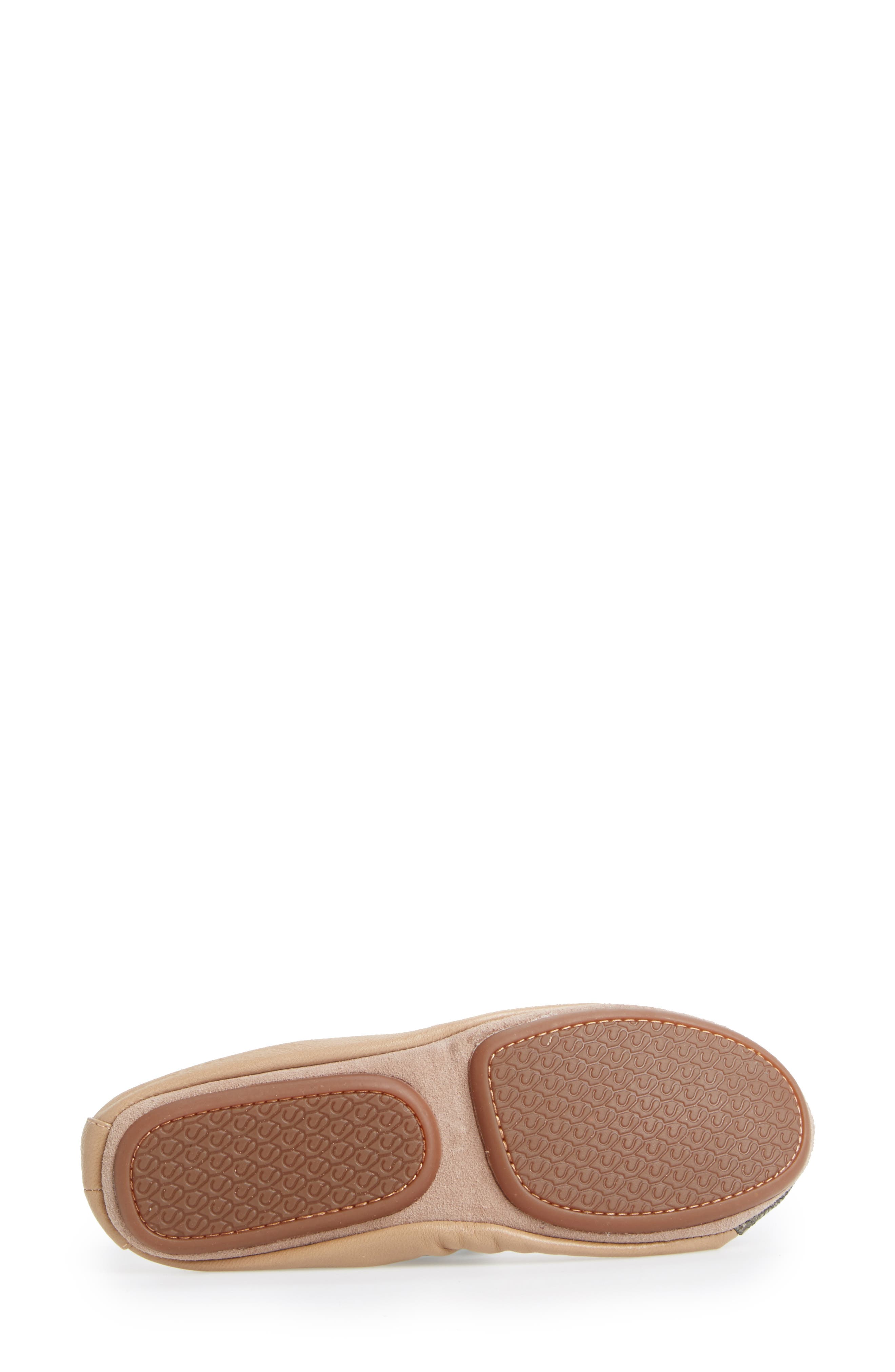 'Samantha' Foldable Ballet Flat, Alternate, color, ROSE/ PEWTER