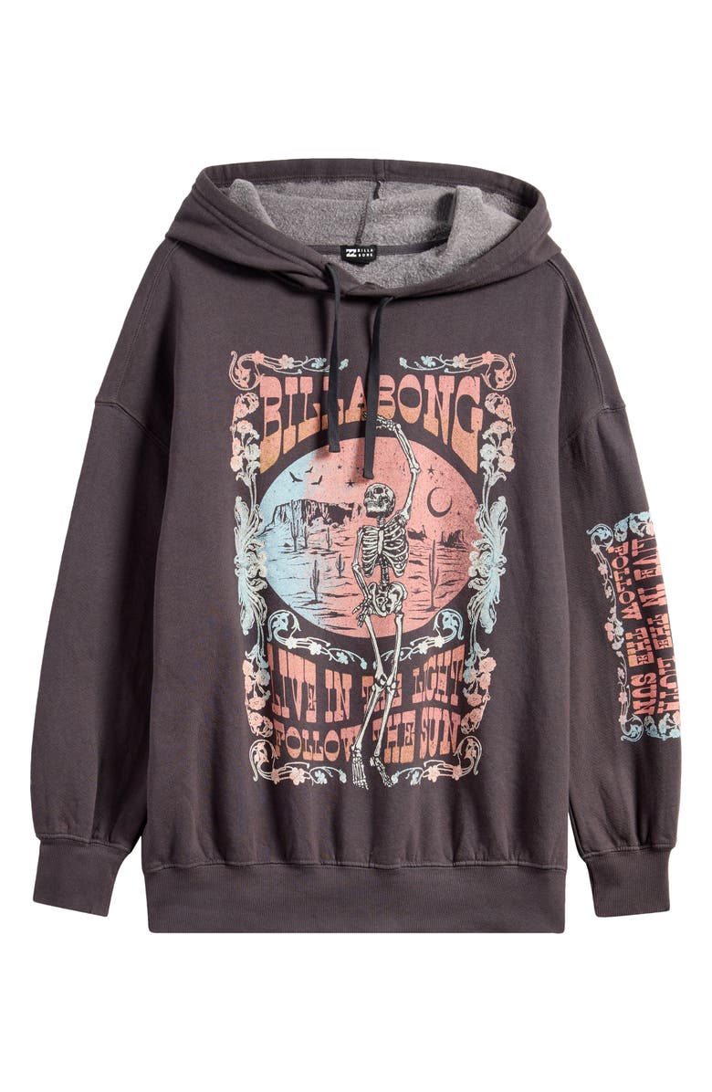 Billabong Rhythm Oversize Fleece Graphic Hoodie, Alternate, color,