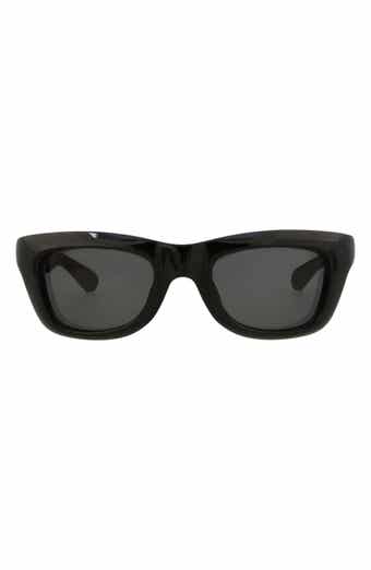 Bottega Veneta 49mm Rectangular Sunglasses