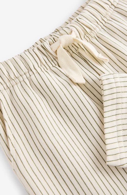 Next Kids' Stripe Jersey Joggers In Yellow