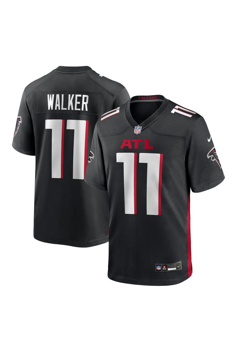 Men's Nike Jalon Walker Black Atlanta Falcons 2025 NFL Draft First Round Pick  Game Jersey, Alternate, color, Black