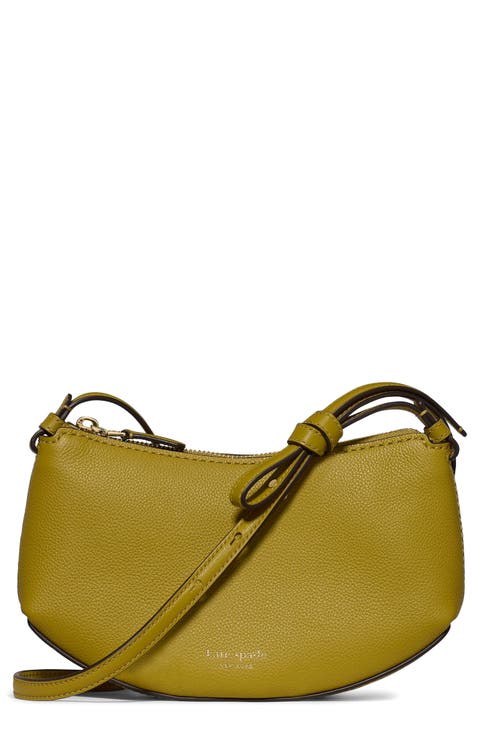 loop pebble leather crossbody bag