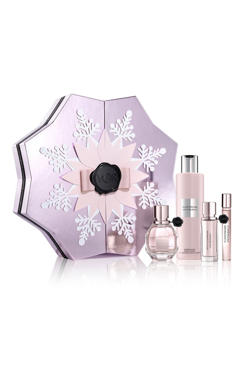 Flowerbomb Eau de Parfum Four-Piece Set, Main, color, NO COLOR