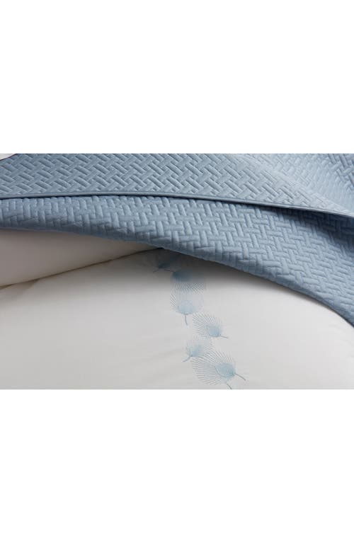 Matouk Feather Embellished 1,000 Thread Count Flat Sheet
