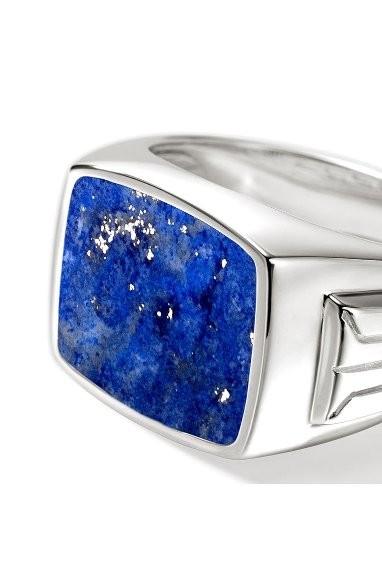 John Hardy Men's Onyx Signet Ring, Alternate, color, Lapis Lazuli