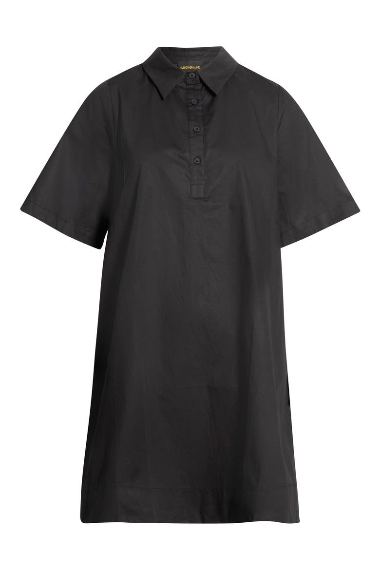 Danbury Trapeze Minidress, Alternate, color, BLACK