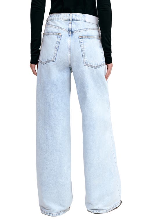 Marcella Linda Wide Leg Jeans In Light Blue