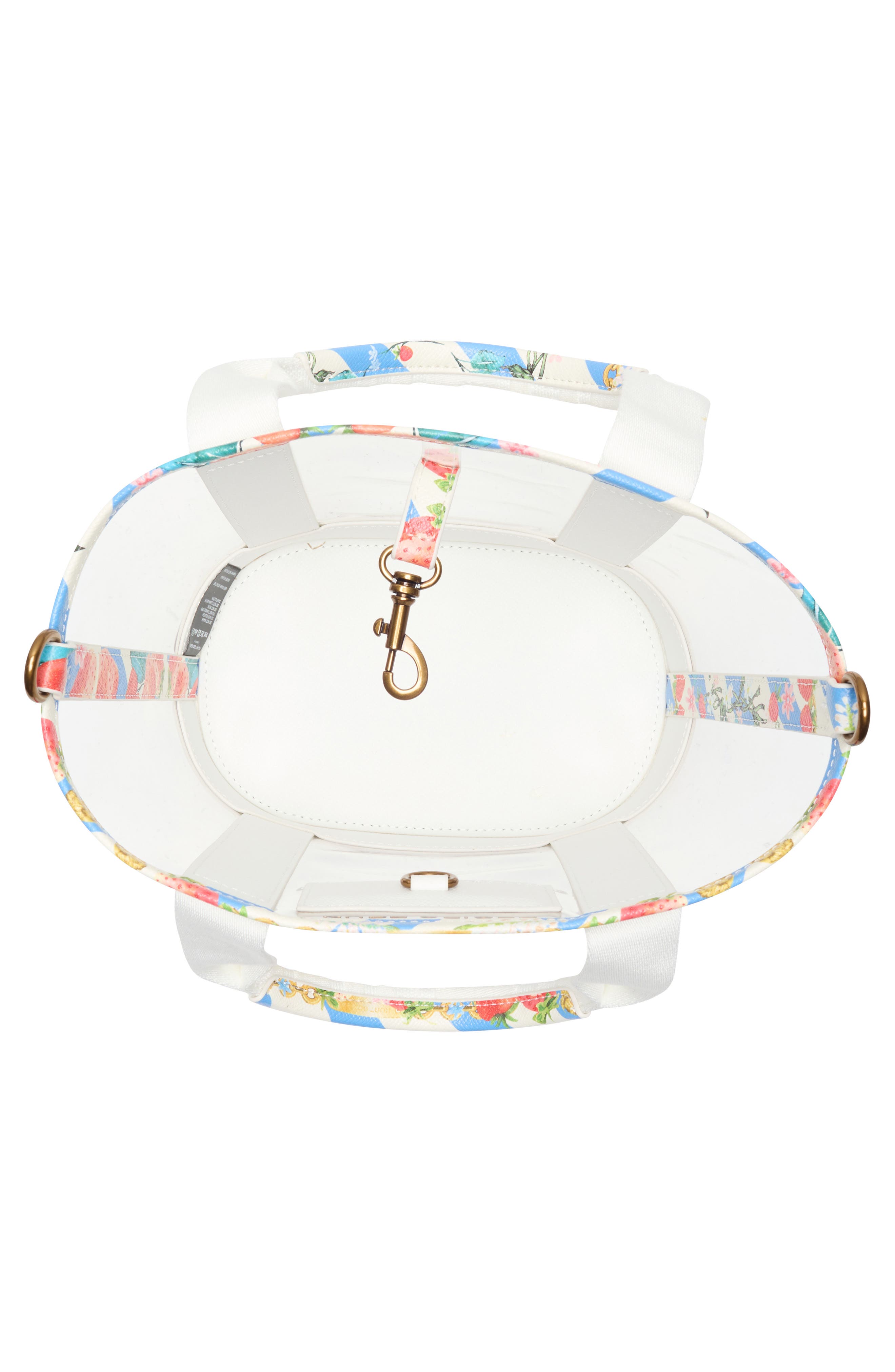 Kurt Geiger London Small Hampstead Vinyl Tote, Alternate, color, Open White