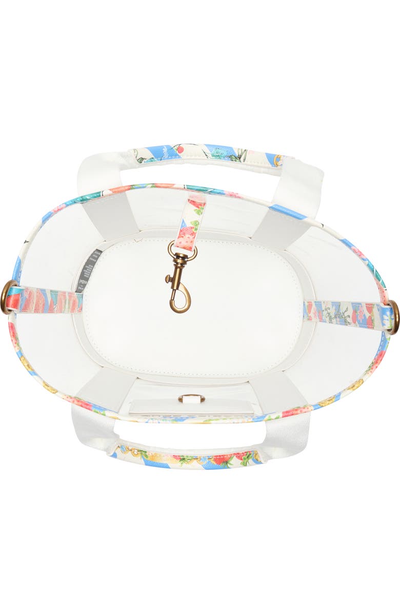 Kurt Geiger London Small Hampstead Vinyl Tote, Alternate, color, Open White